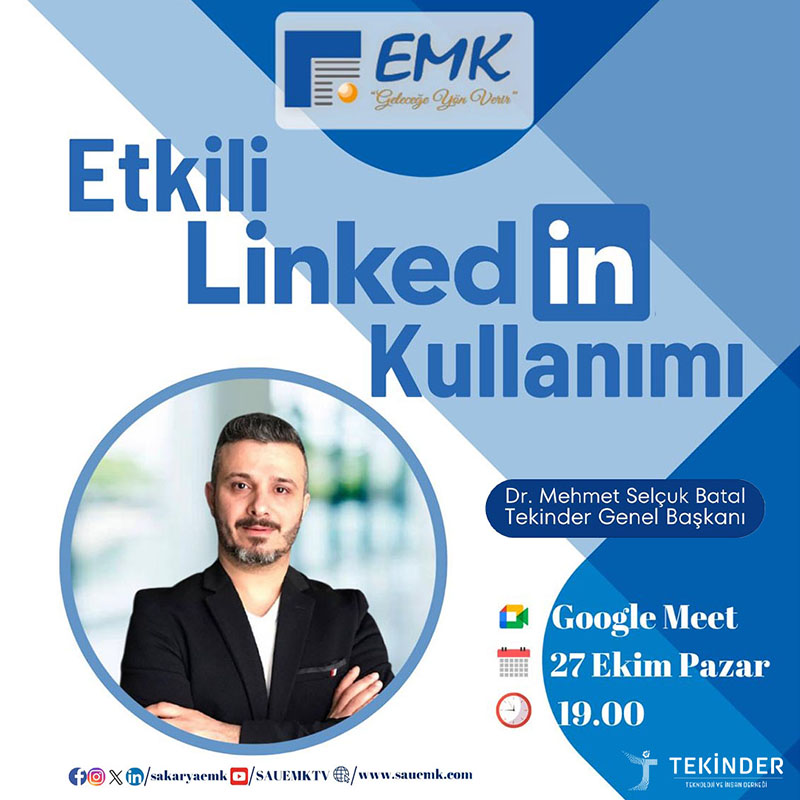 Sakarya EMK LinkedIn Semineri
